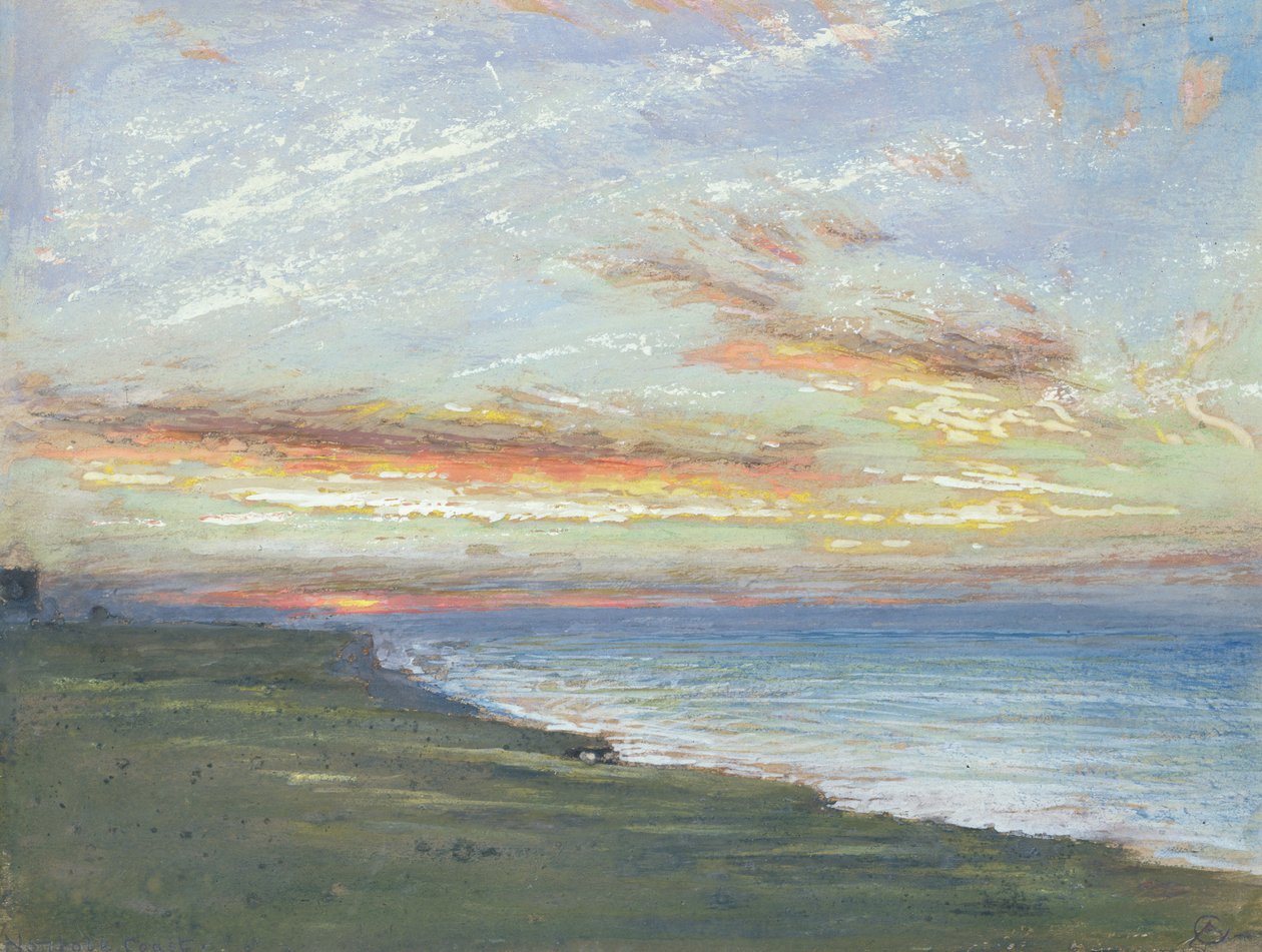 Norfolk Sahili by Albert Goodwin