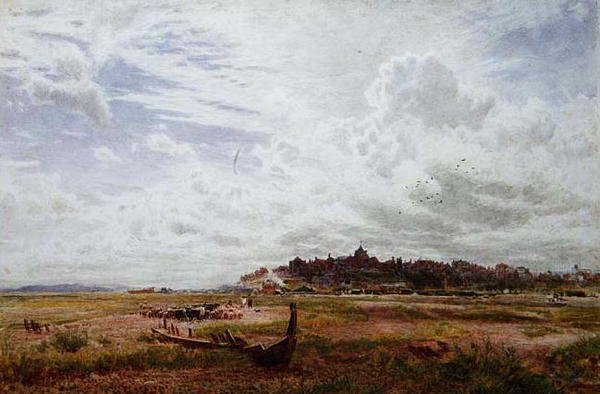 Çavdar, Sussex by Albert Goodwin