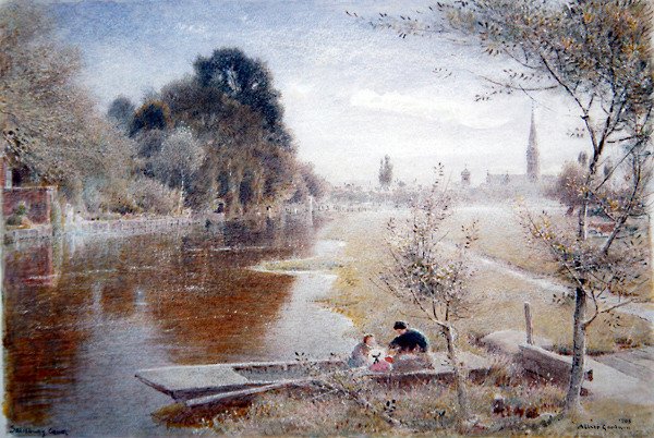 Salisbury Kanalı by Albert Goodwin