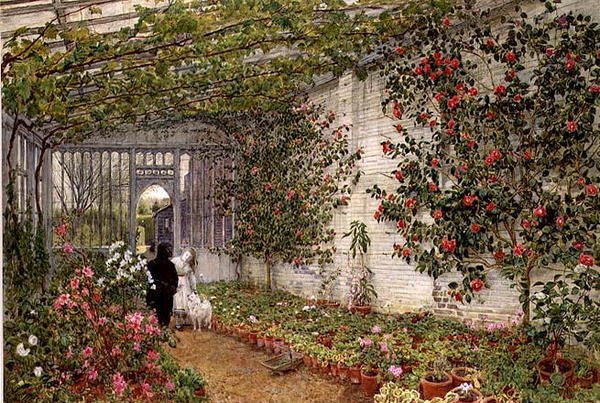 Charles Kingsley'nin 'Su Bebekleri'nden Konservatuar by Albert Goodwin