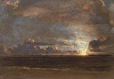 Batı Hint Gün Batımı, Barbados by Albert Goodwin