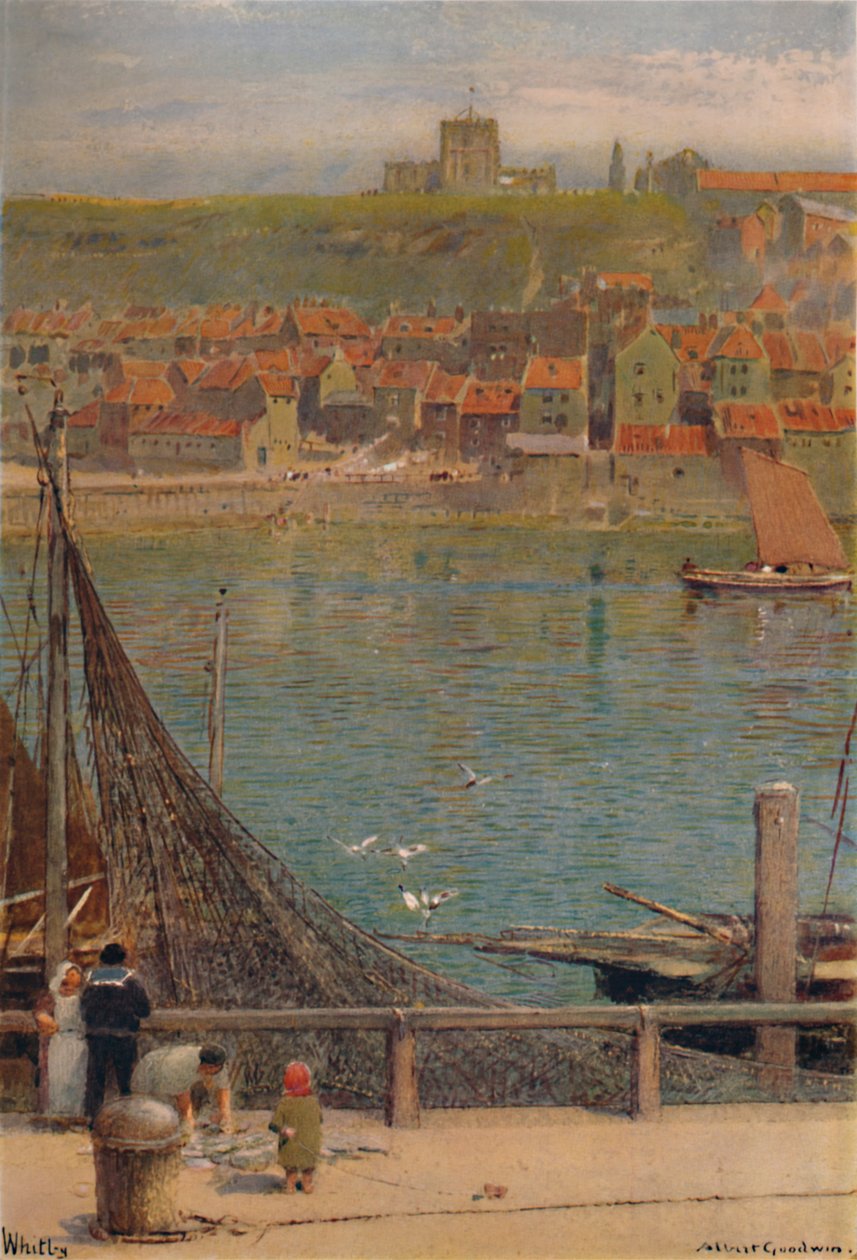 Whitby, 19.-20. yüzyıl, 1935 by Albert Goodwin