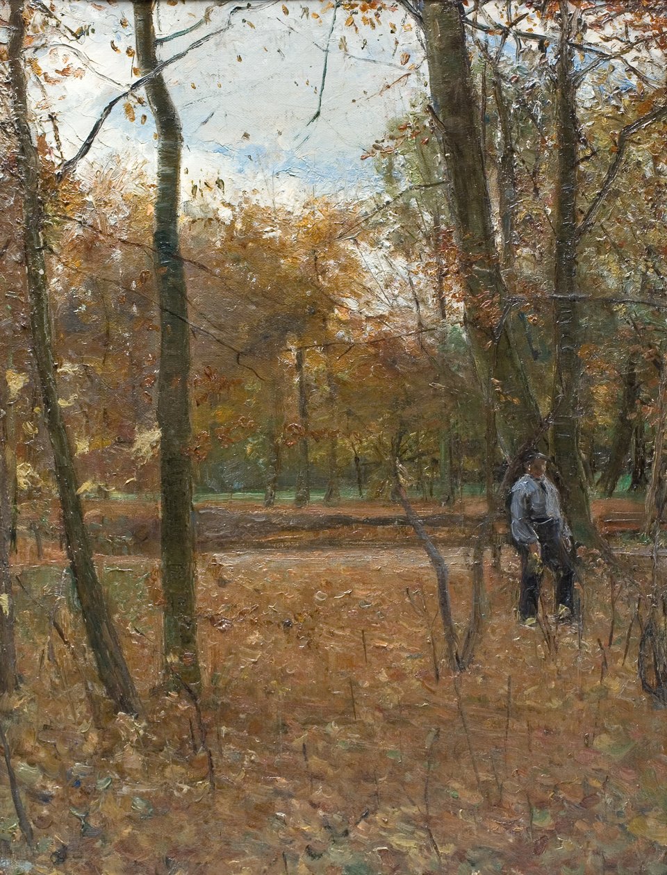 Søndermarken'de sonbahar by Albert Gottschalk
