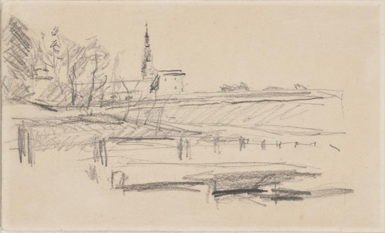 batıdan görülen Kronborg by Albert Gottschalk