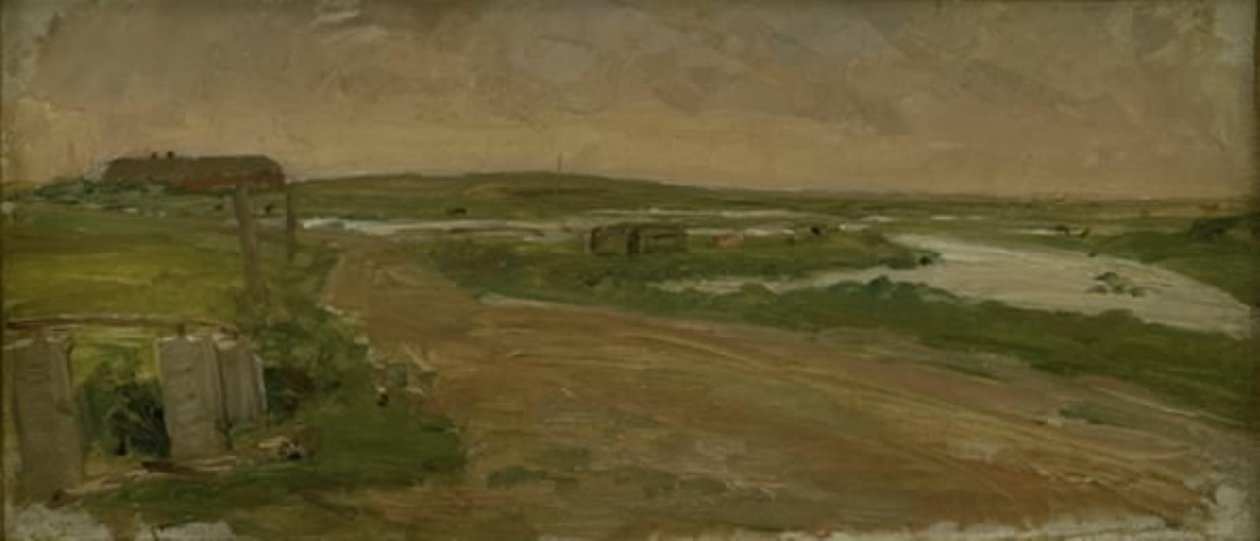Batı Jutland manzarası. Holmsland by Albert Gottschalk