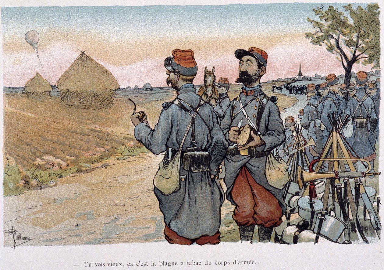 Askeri Havacılık - Albert Guillaume (1873-1942), yak. 1900 by Albert Guillaume