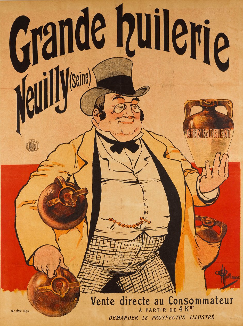 Büyük petrol değirmeni - Neuilly Seine, c. 1895. by Albert Guillaume