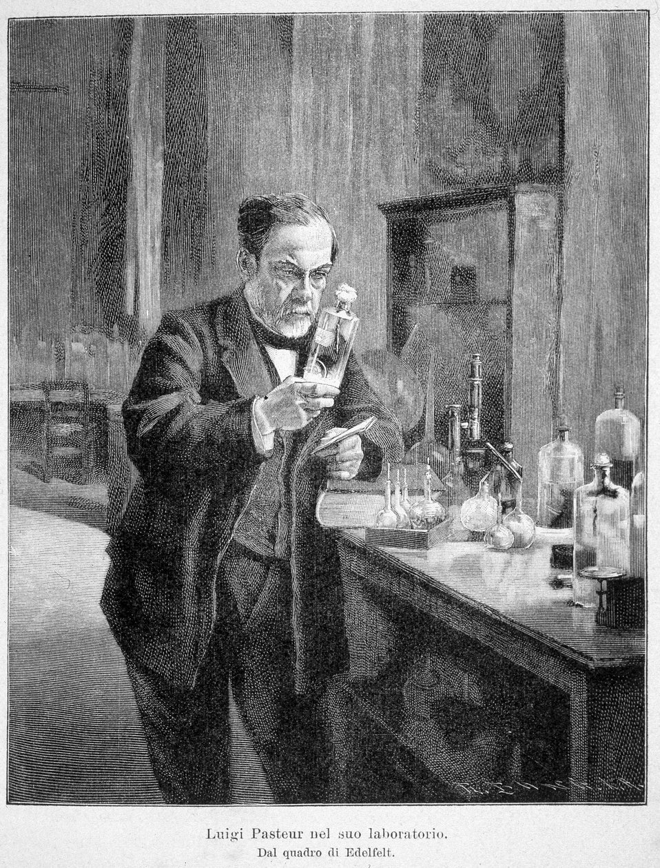 Louis Pasteur, edelfelt