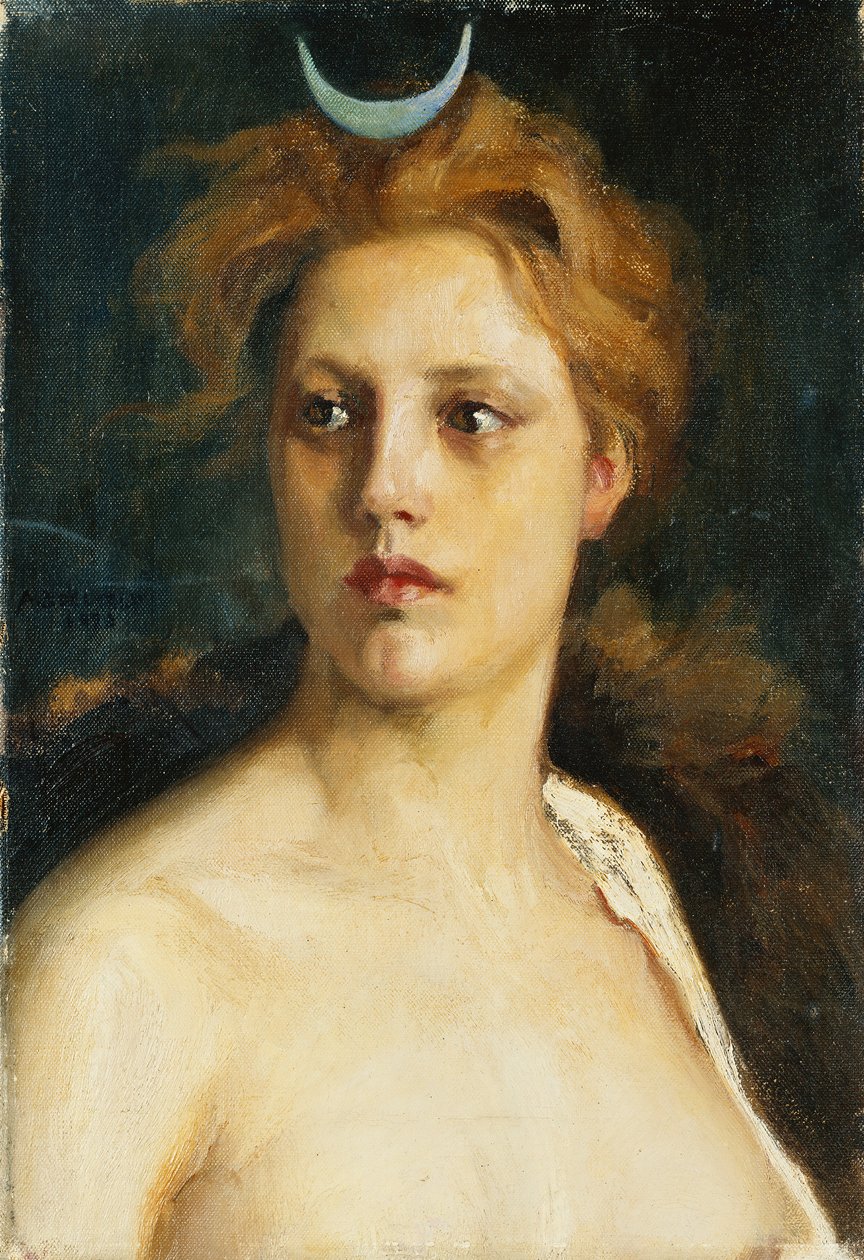 Diana, 1898 by Albert Gustaf Aristides Edelfelt