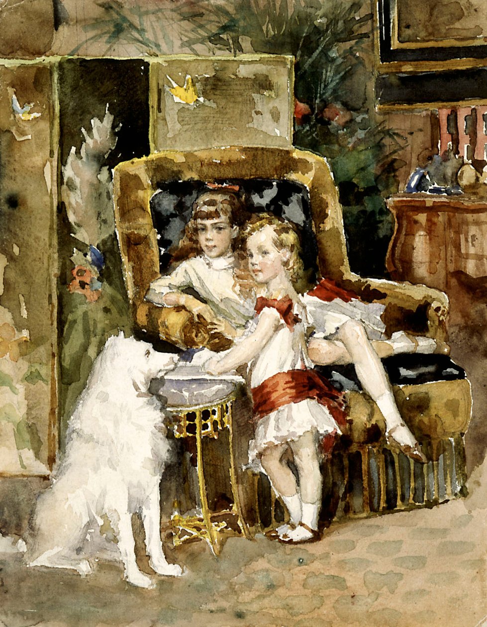Rusya Büyük Dükü Michael Alexandrovich 1878-1918 ve Büyük Düşes...1875-1960. by Albert Gustaf Aristides Edelfelt