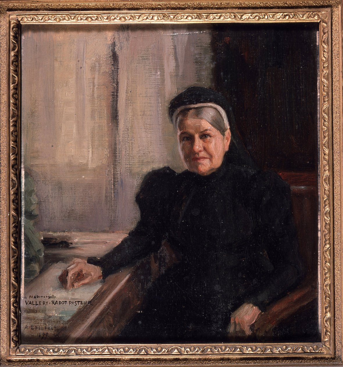 Madam Pasteur - Edelfelt tarafından by Albert Gustaf Aristides Edelfelt