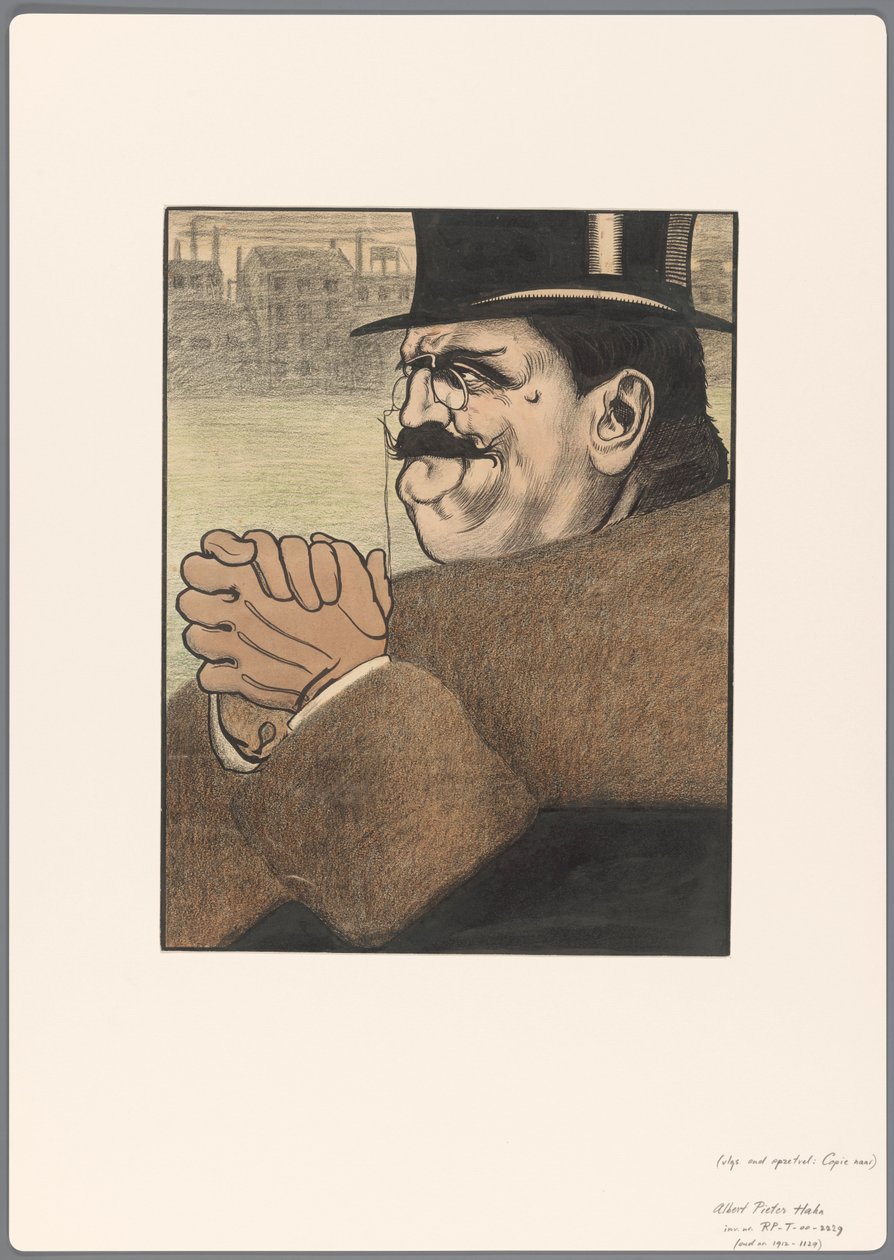 Politik Bir Karikatür Tasarımı: Kapitalist by Albert Hahn (I)