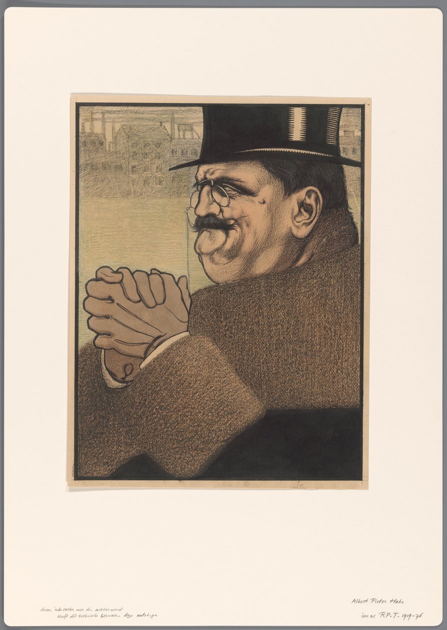 Politik Bir Karikatür Tasarımı: Kapitalist by Albert Hahn (I)