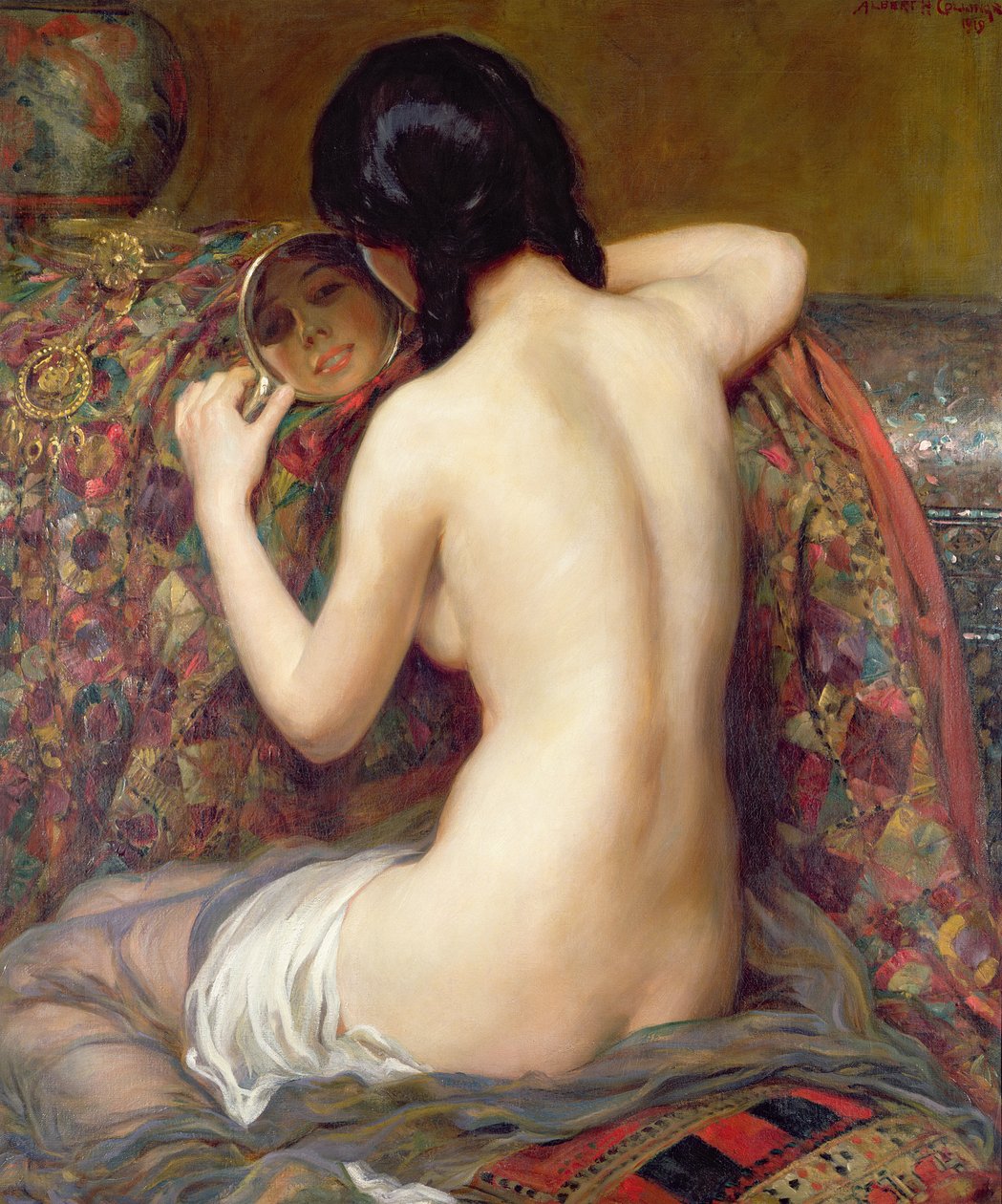 Bir yansıma by Albert Henry Collings
