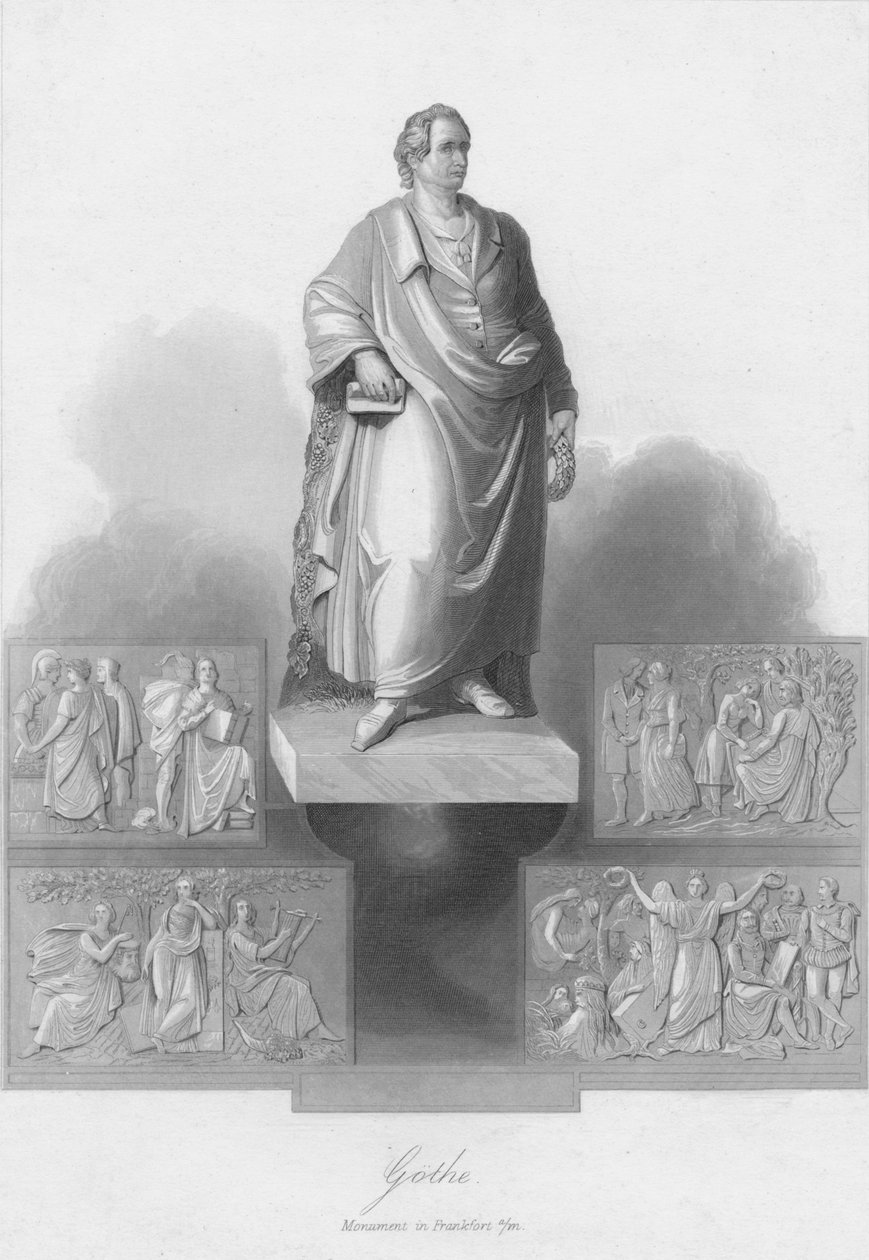 Göthe, 19. yüzyılın ortaları. by Albert Henry Payne