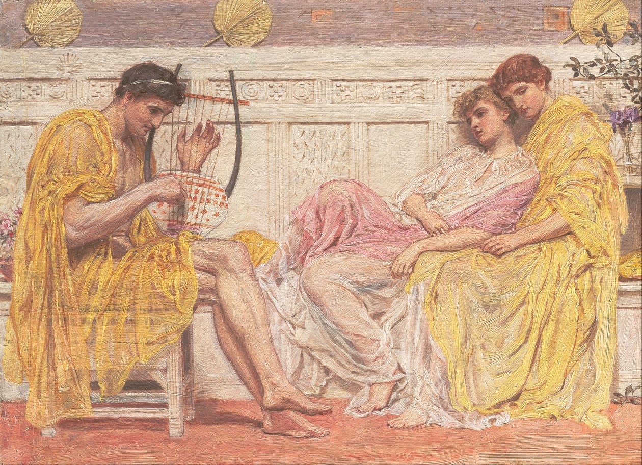 Müzisyen by Albert Joseph Moore