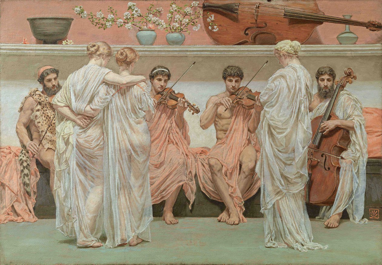 Bir Dörtlü. Bir Ressamın Müzik Sanatına Övgüsü par Moore, Albert Joseph by Albert Joseph Moore