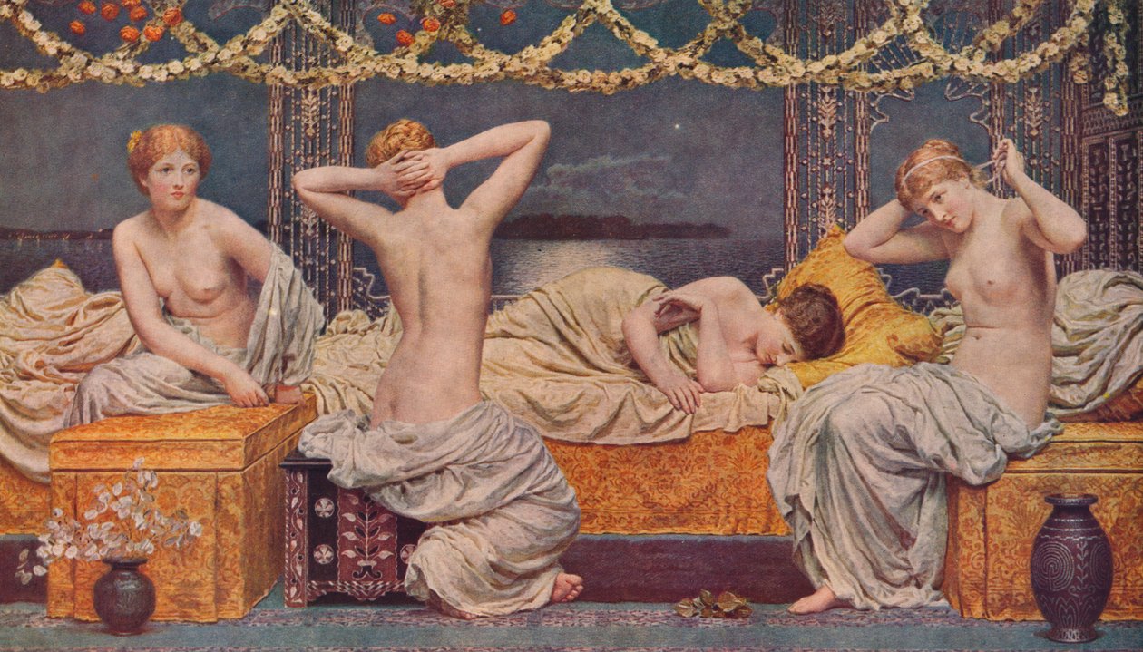Bir Yaz Gecesi, 1890, 1938 by Albert Joseph Moore