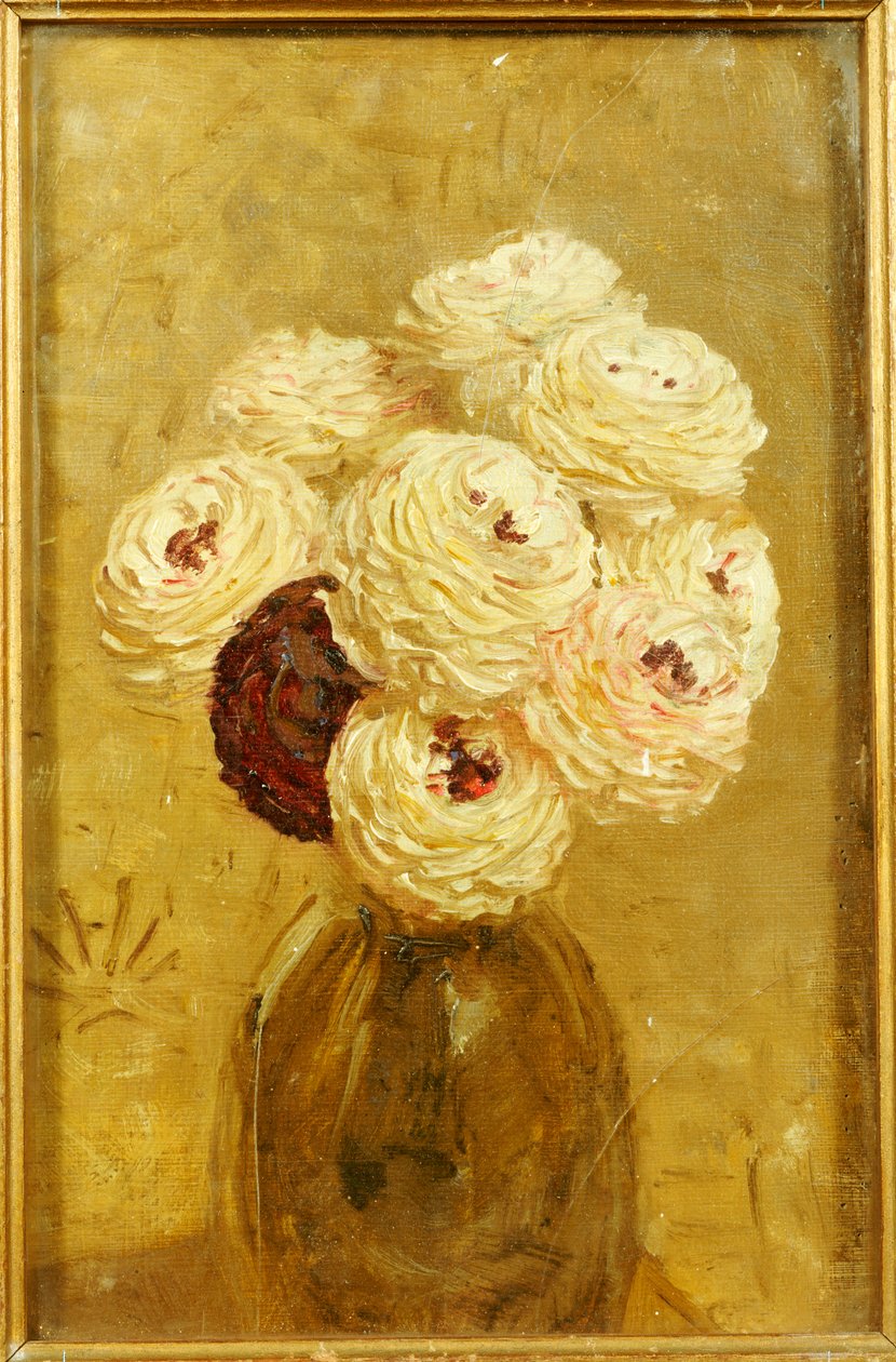 Bir Vazoda Dahlias by Albert Joseph Moore