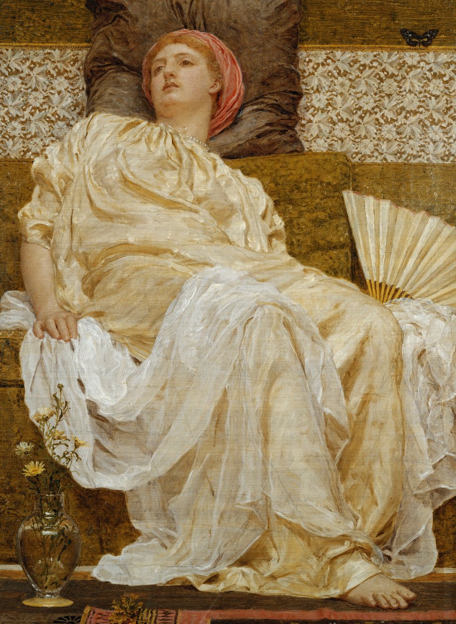 Sarı Marguerites, 1881 by Albert Joseph Moore