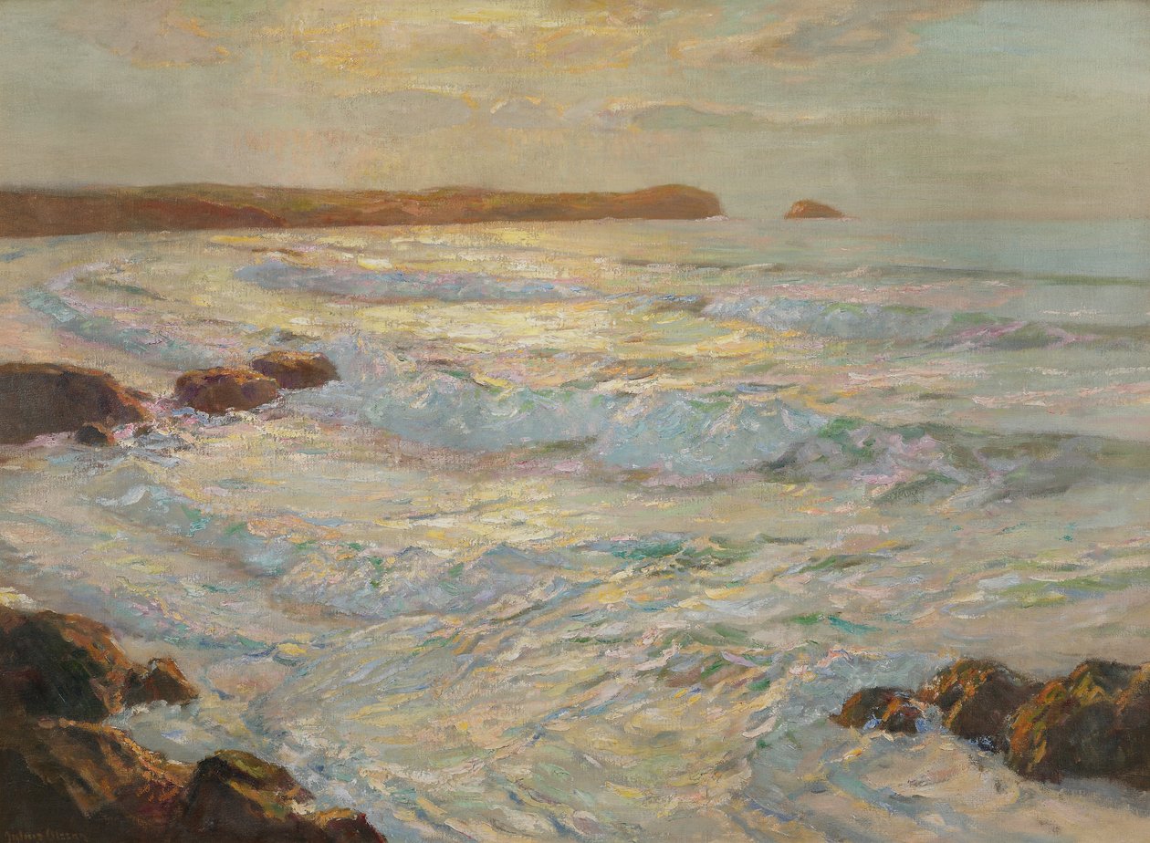 Yaz Denizi, Newquay, Cornwall, 1920 dolayları by Albert Julius Olsson