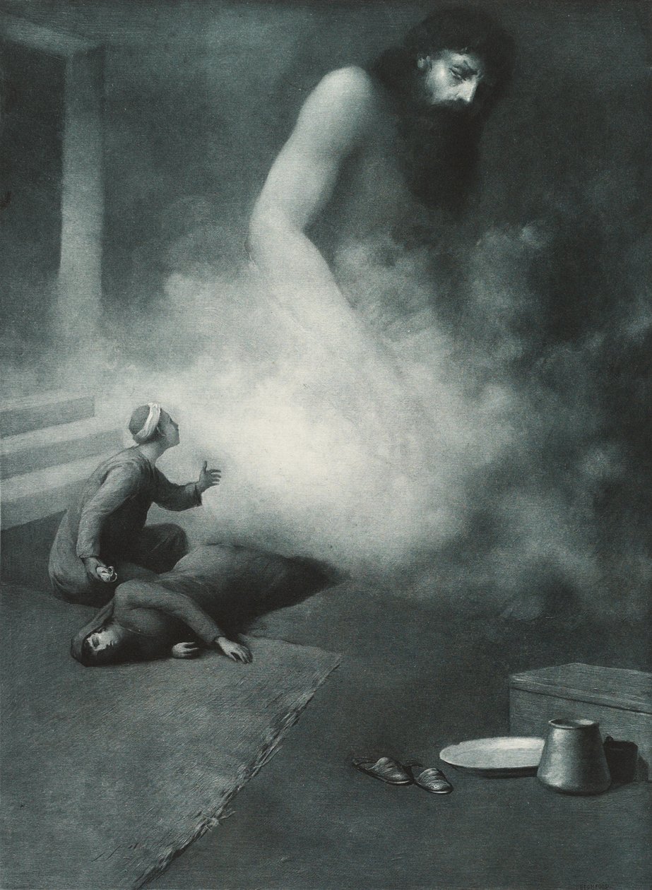 Alaaddin ve Cin, 1897 by Albert Letchford