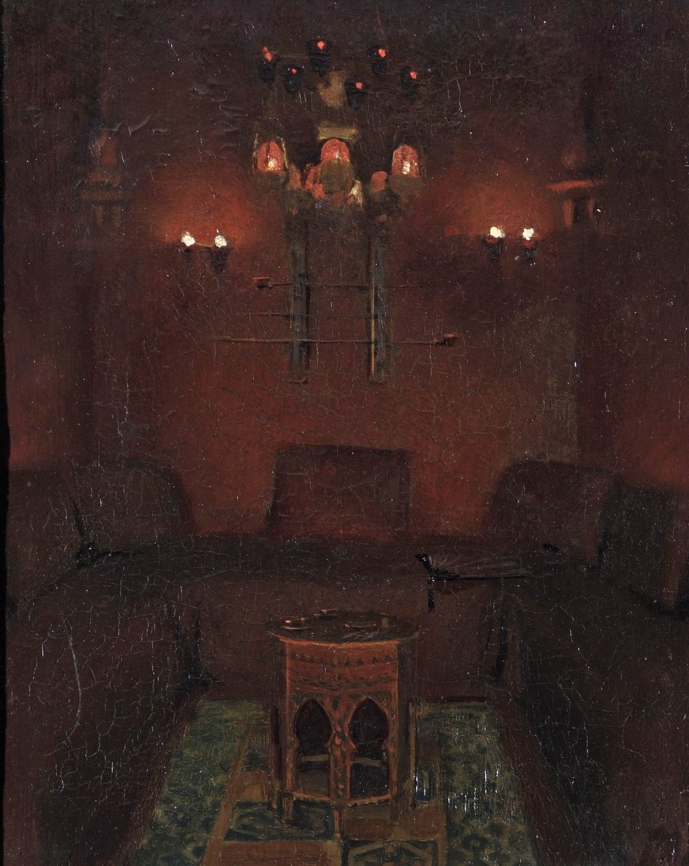 Sir Richard Burtons şapelinin içi, 1889 by Albert Letchford