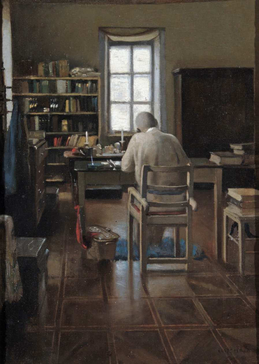 Sir Richard Burton Çalışmasında, 1889 by Albert Letchford