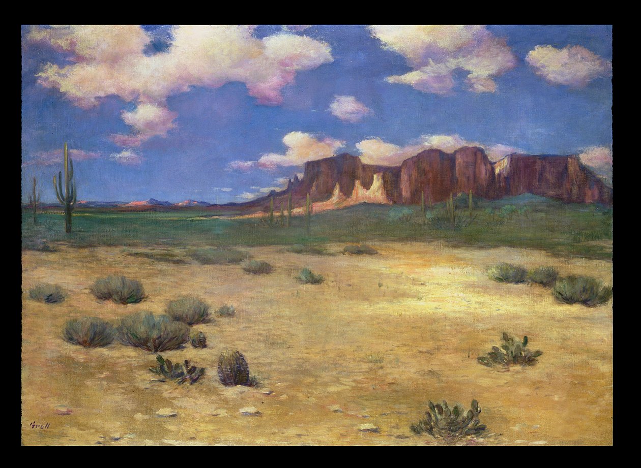 Arizona Manzarası (tuval üzerine yağlı boya) by Albert Lorey Groll