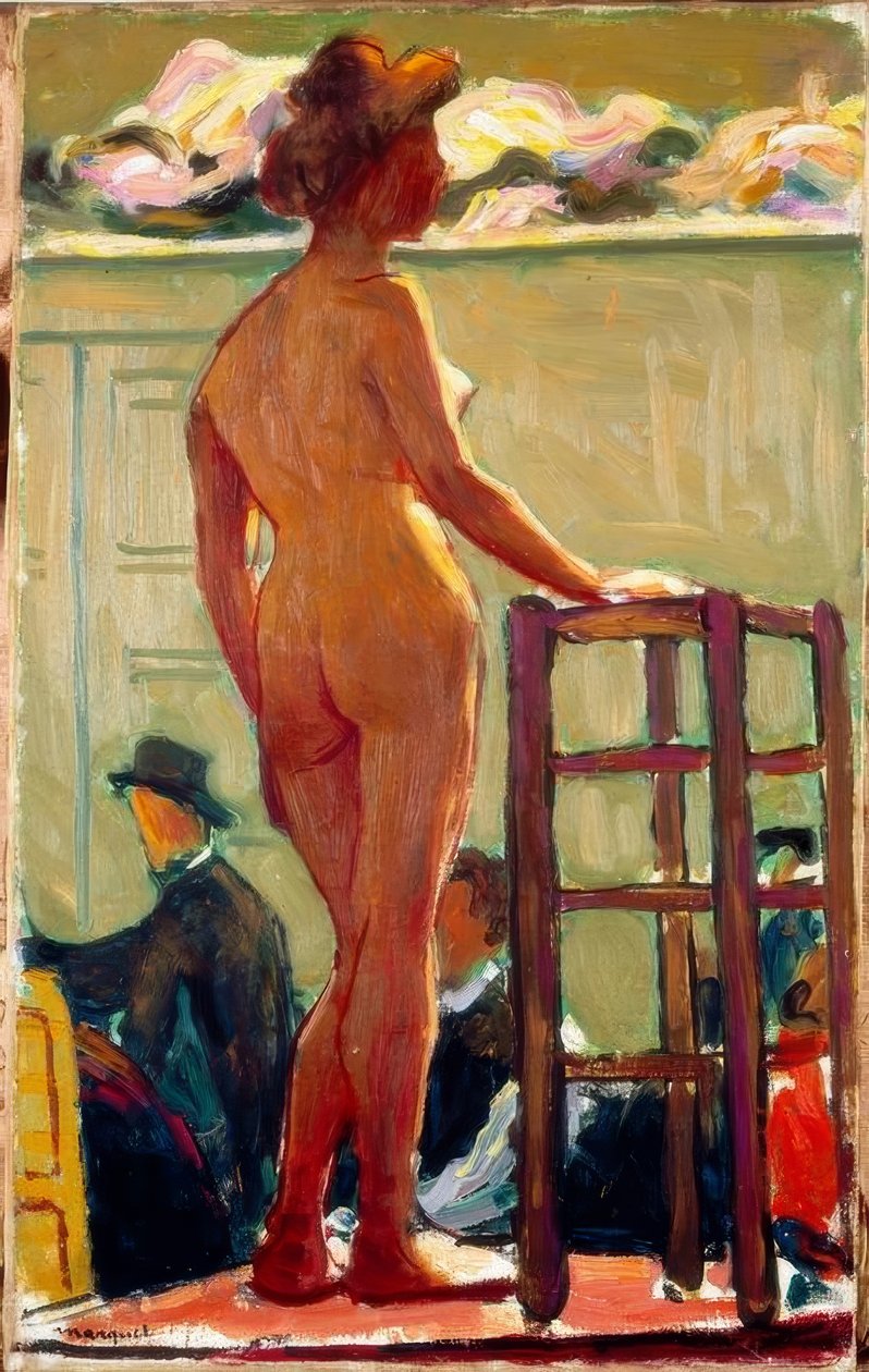Akt auf Podest by Albert Marquet