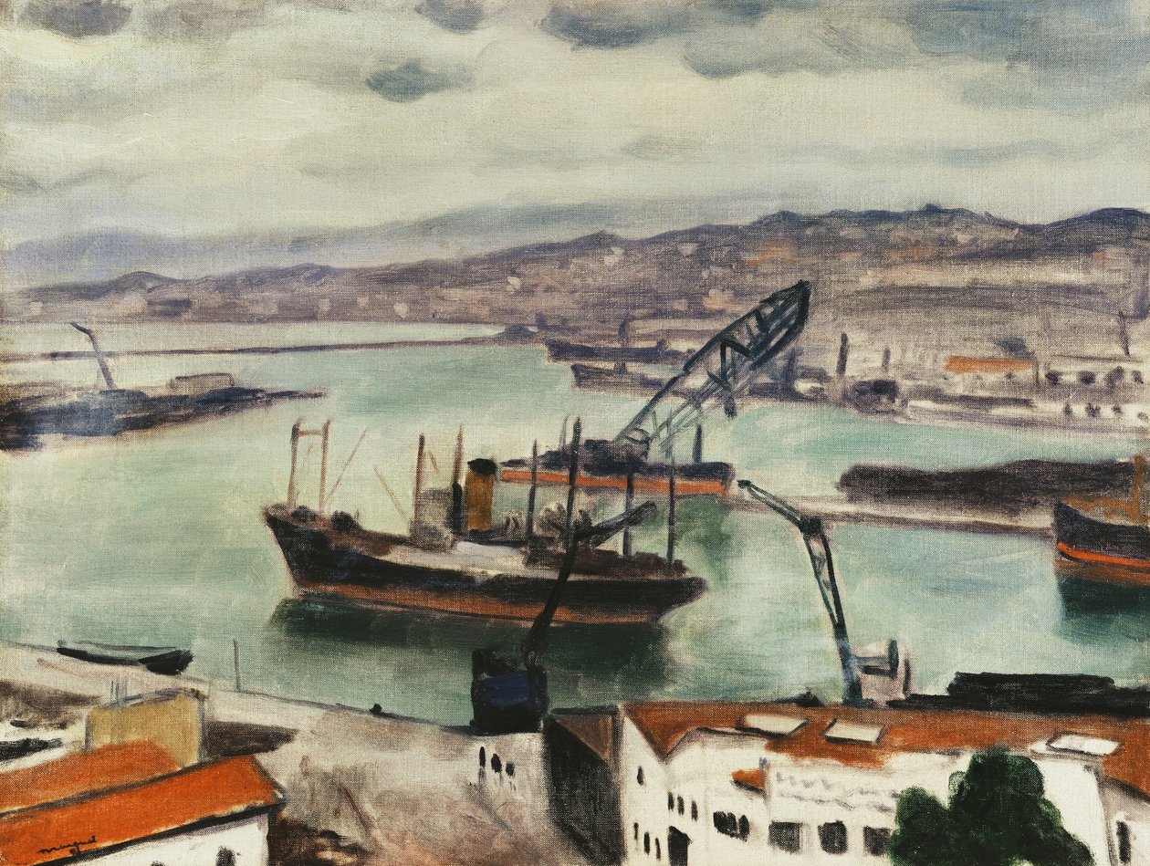 Cezayir, L'Aghar Limanı, 1942-5 dolayları (tuval üzerine yağlıboya) by Albert Marquet