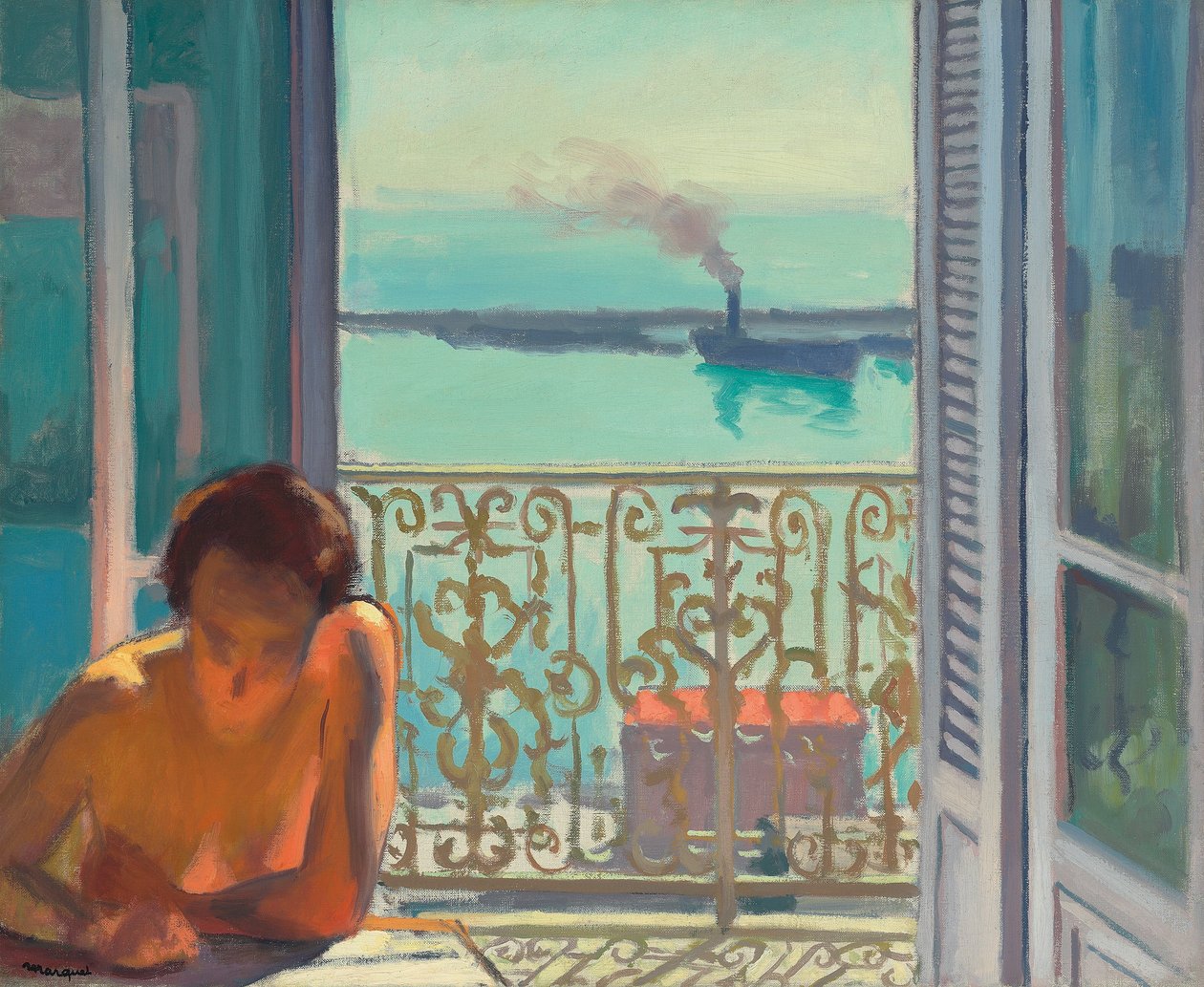 Arka ışık, Cezayir by Albert Marquet