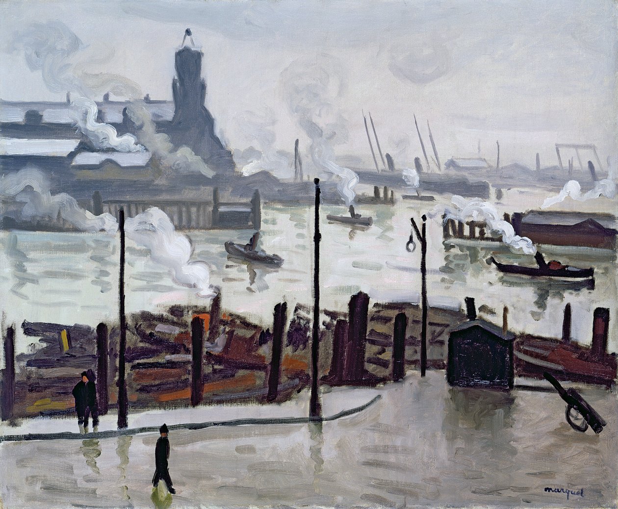 Hamburg Limanı by Albert Marquet