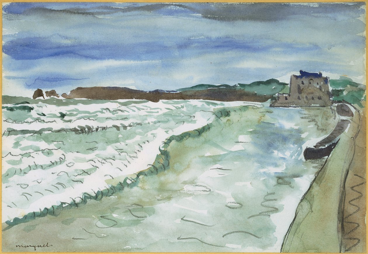 Hendaye, Plaj ve Kumarhane by Albert Marquet