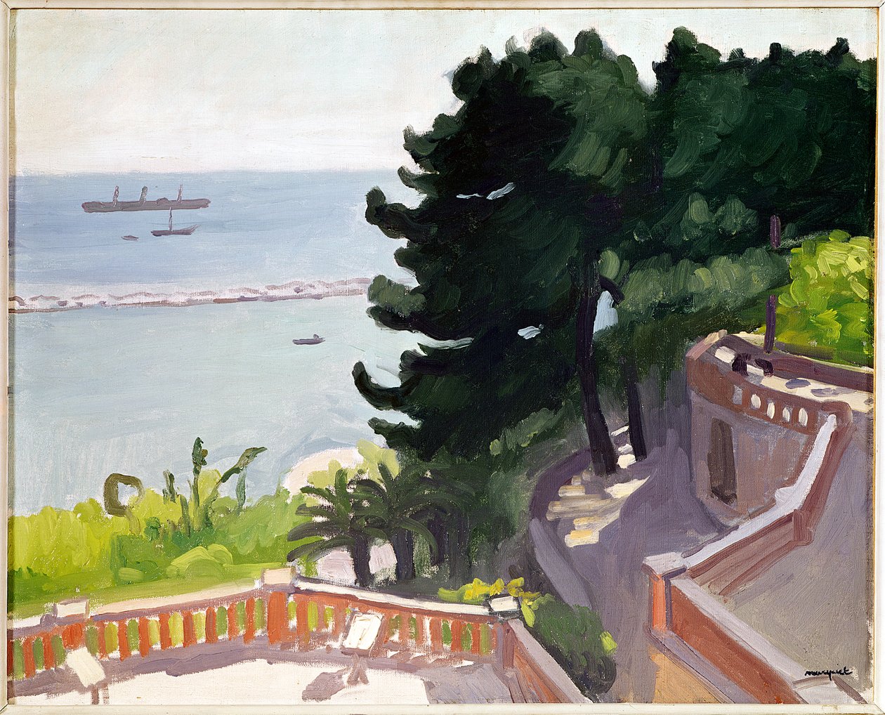 Marsilya'da L'Estaque (tuval üzerine yağlıboya) by Albert Marquet