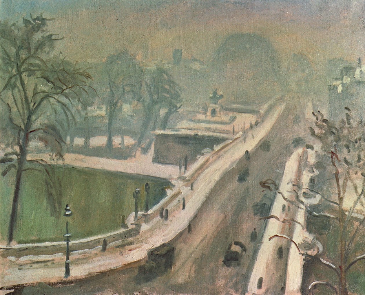 Karda Le Pont Neuf ve Vert Galant by Albert Marquet