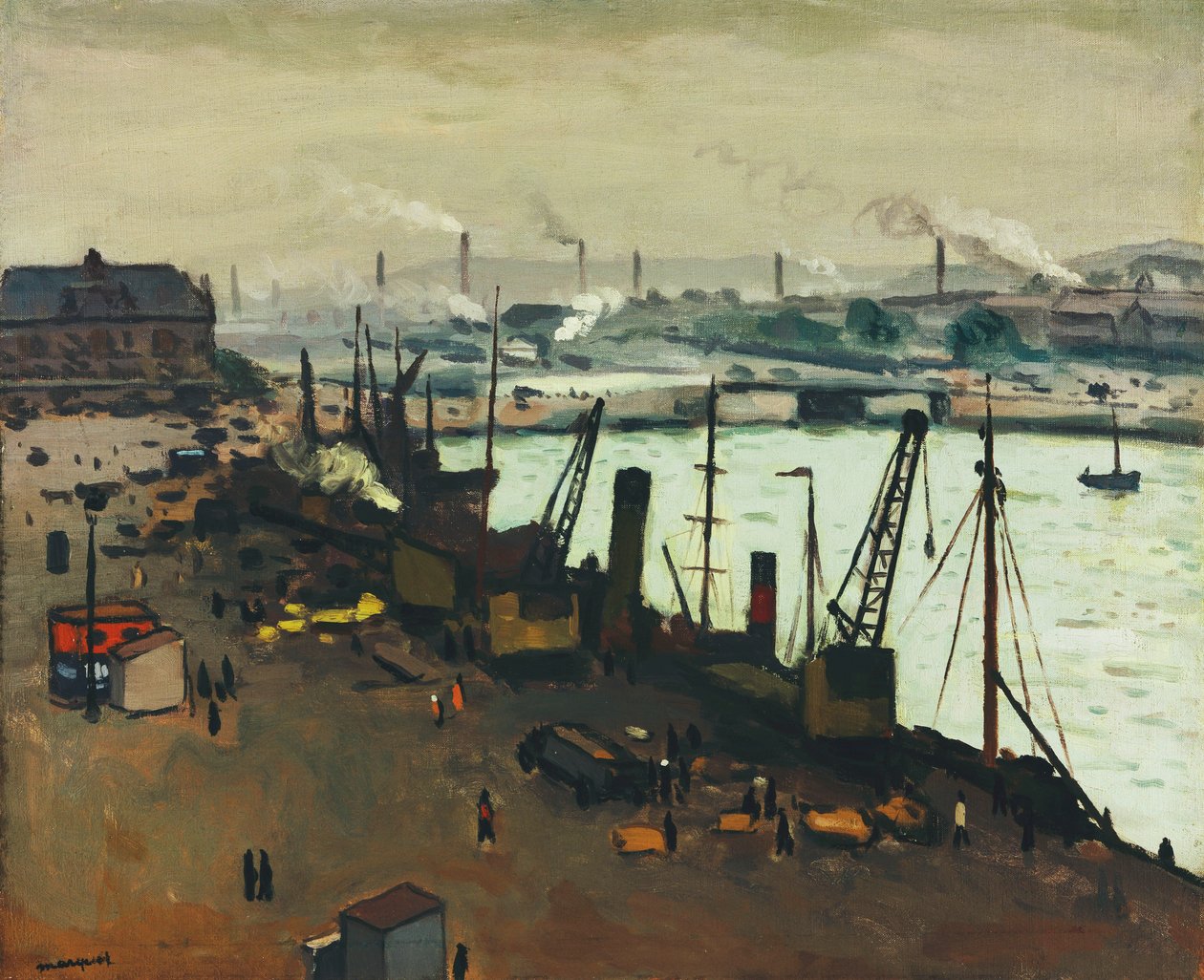 Boulogne-sur-Mer Limanı by Albert Marquet