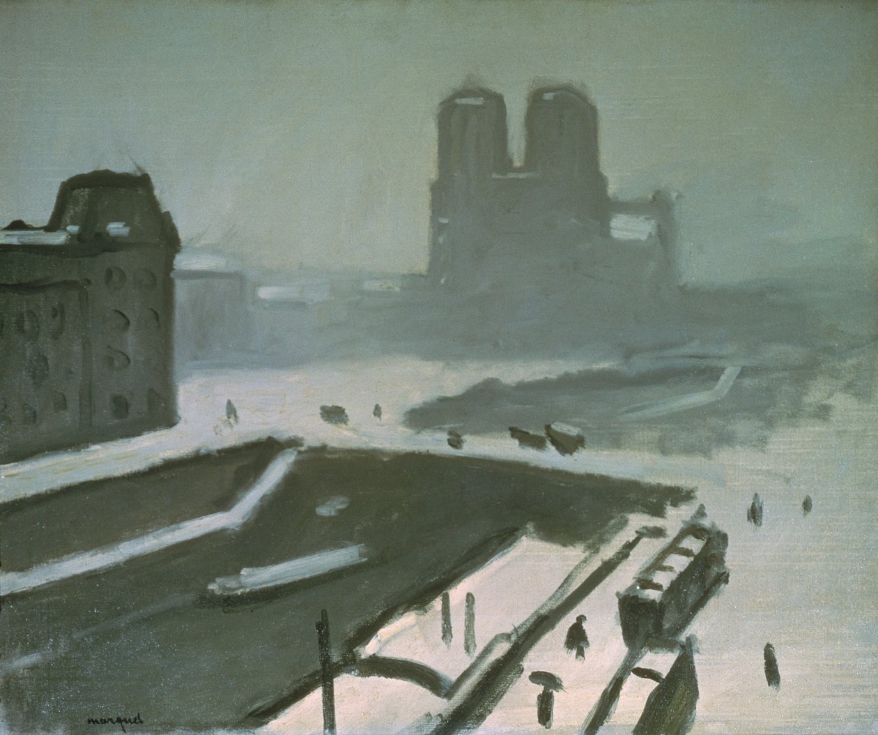 Kışın Notre Dame by Albert Marquet