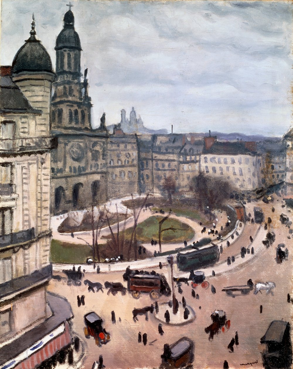 Place de la Trinité, Paris, 1911. by Albert Marquet