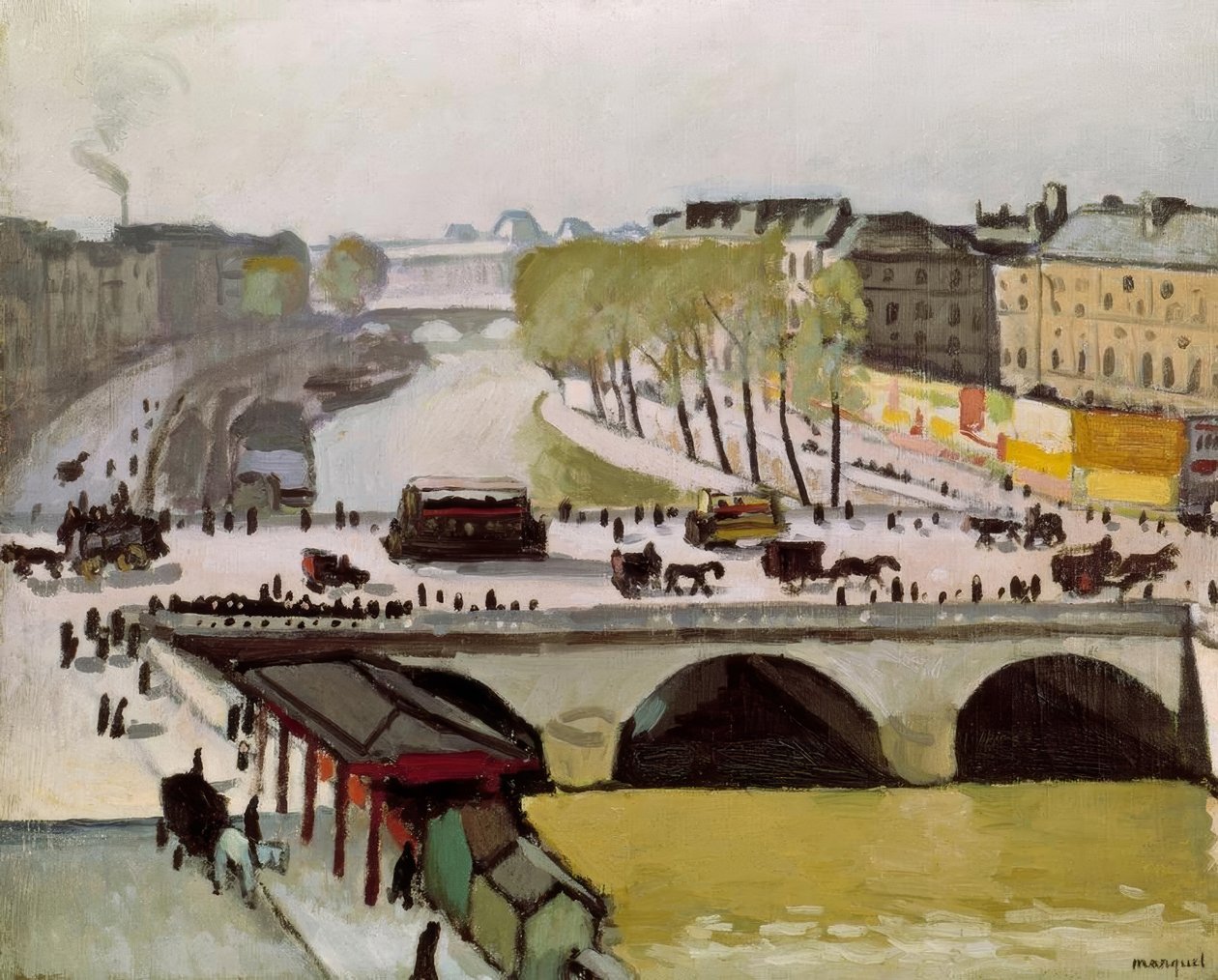 Saint-Michel köprüsü by Albert Marquet
