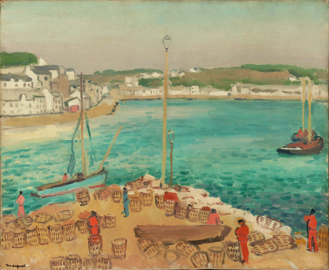 Audierne iskelesi by Albert Marquet