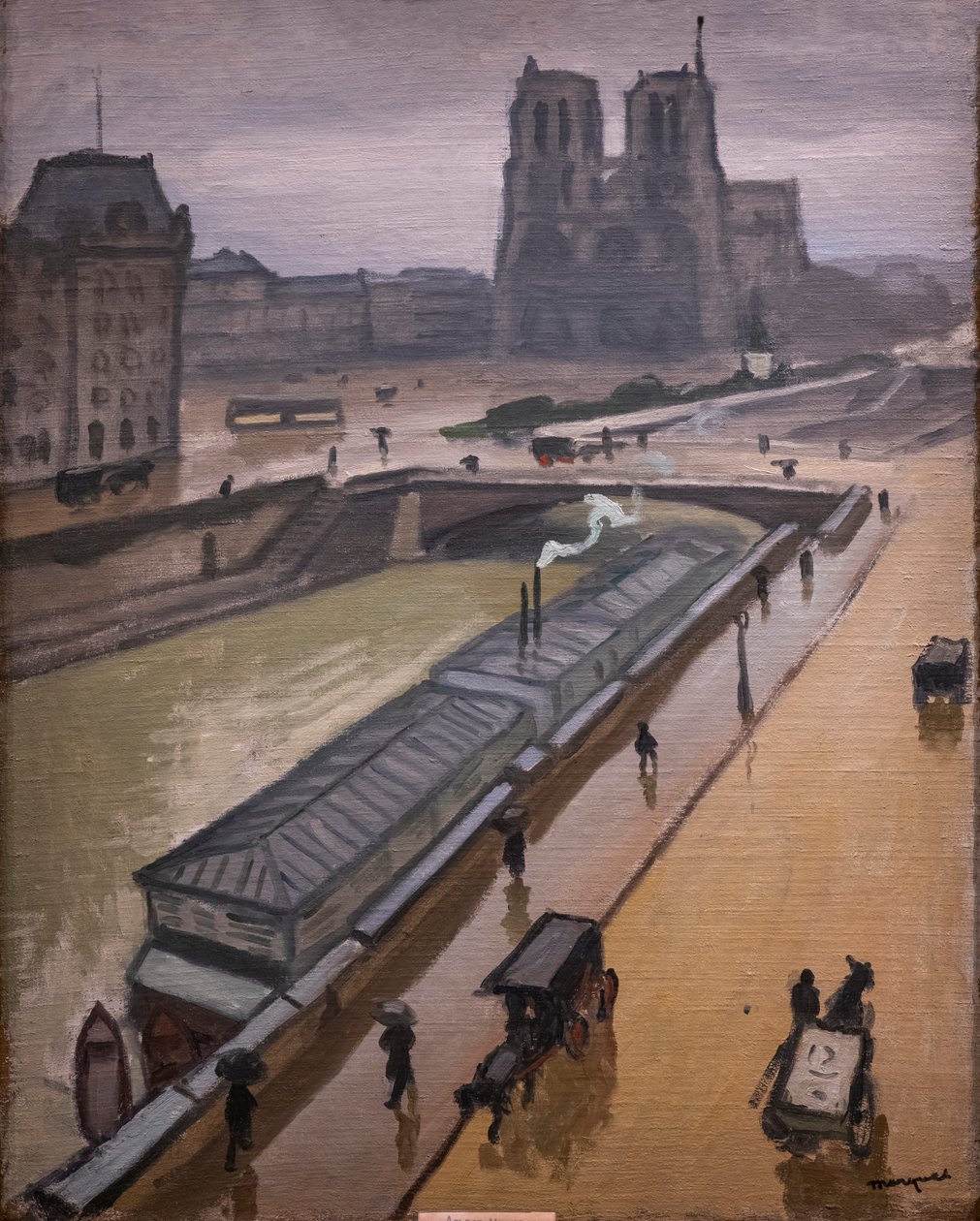 Yağmurlu gün. Notre Dame de Paris by Albert Marquet
