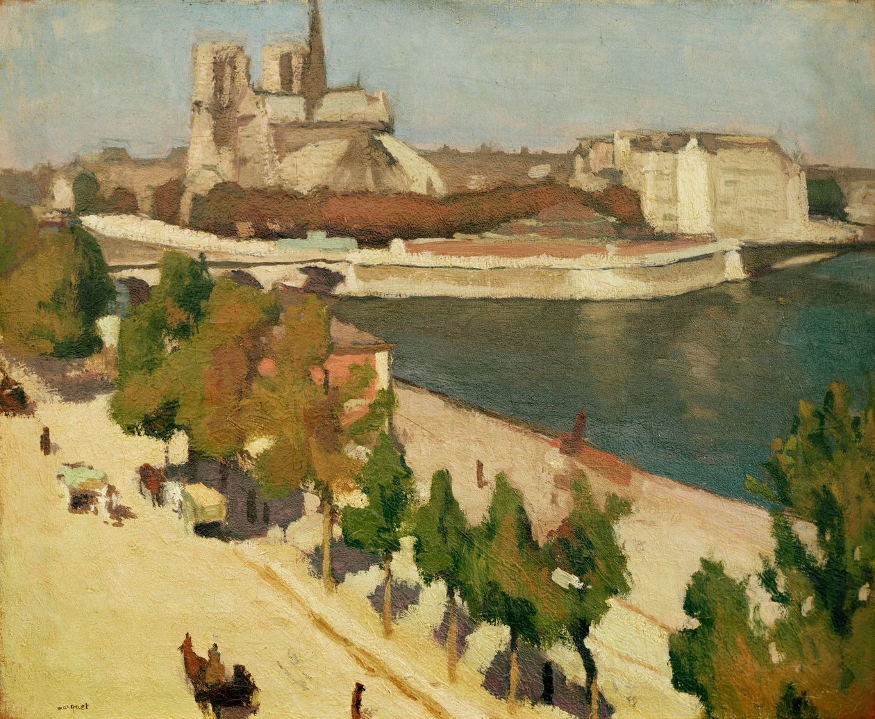 Notre-Dame Apsisi, Paris by Albert Marquet
