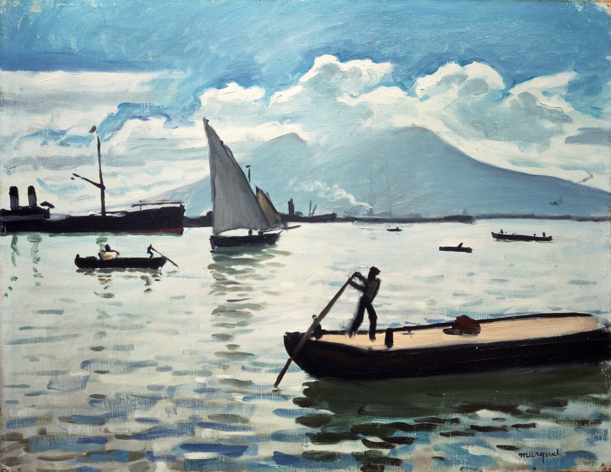 Napoli Körfezi, 1909. by Albert Marquet