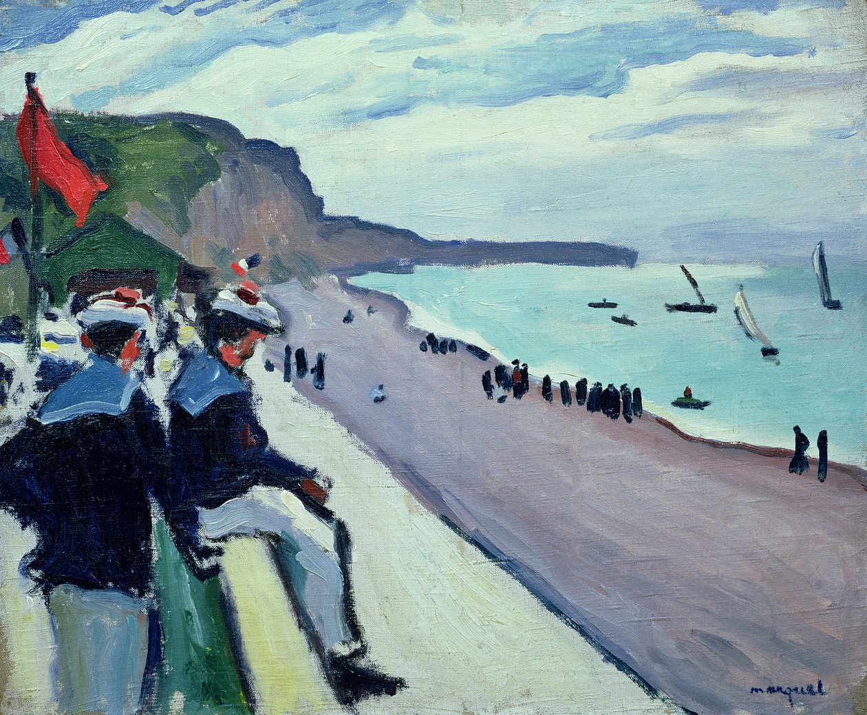 Fecamp'taki Plaj by Albert Marquet