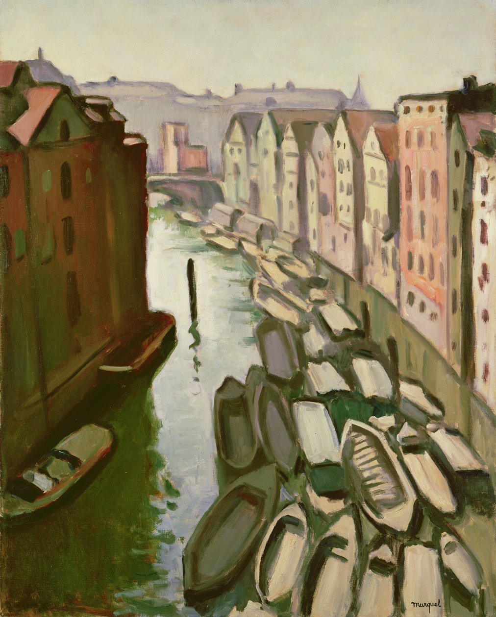 Hamburg'daki Rıhtımlar by Albert Marquet