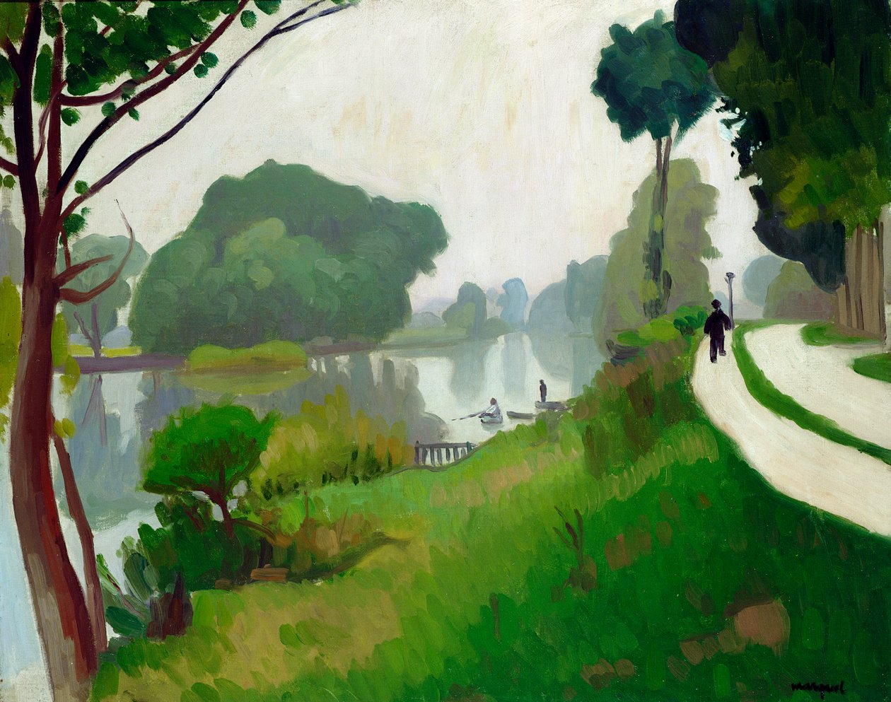 Varenne-Saint-Hilaire'deki Marne by Albert Marquet