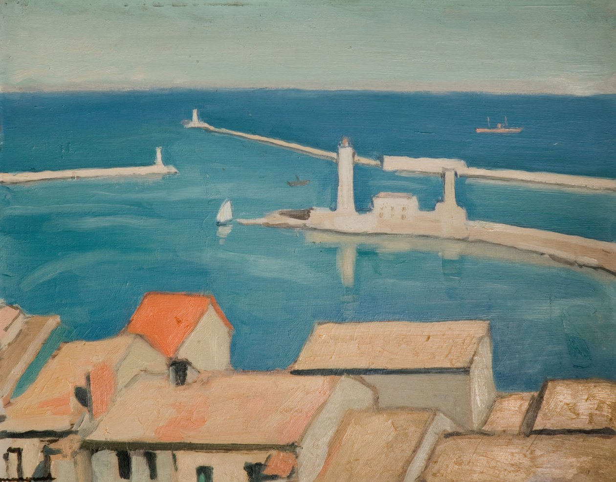Bunun Limanı, Marsilya, 1924. by Albert Marquet