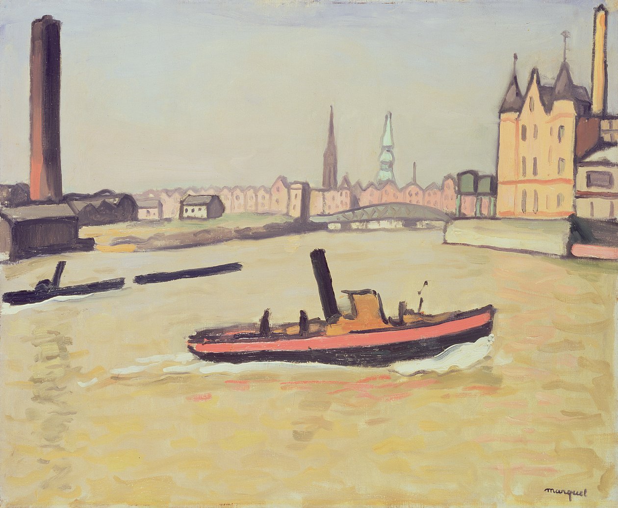 Hamburg Limanı by Albert Marquet