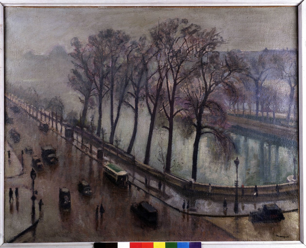 The Quay Conti Sonbaharda (tuval üzerine yağlıboya) by Albert Marquet